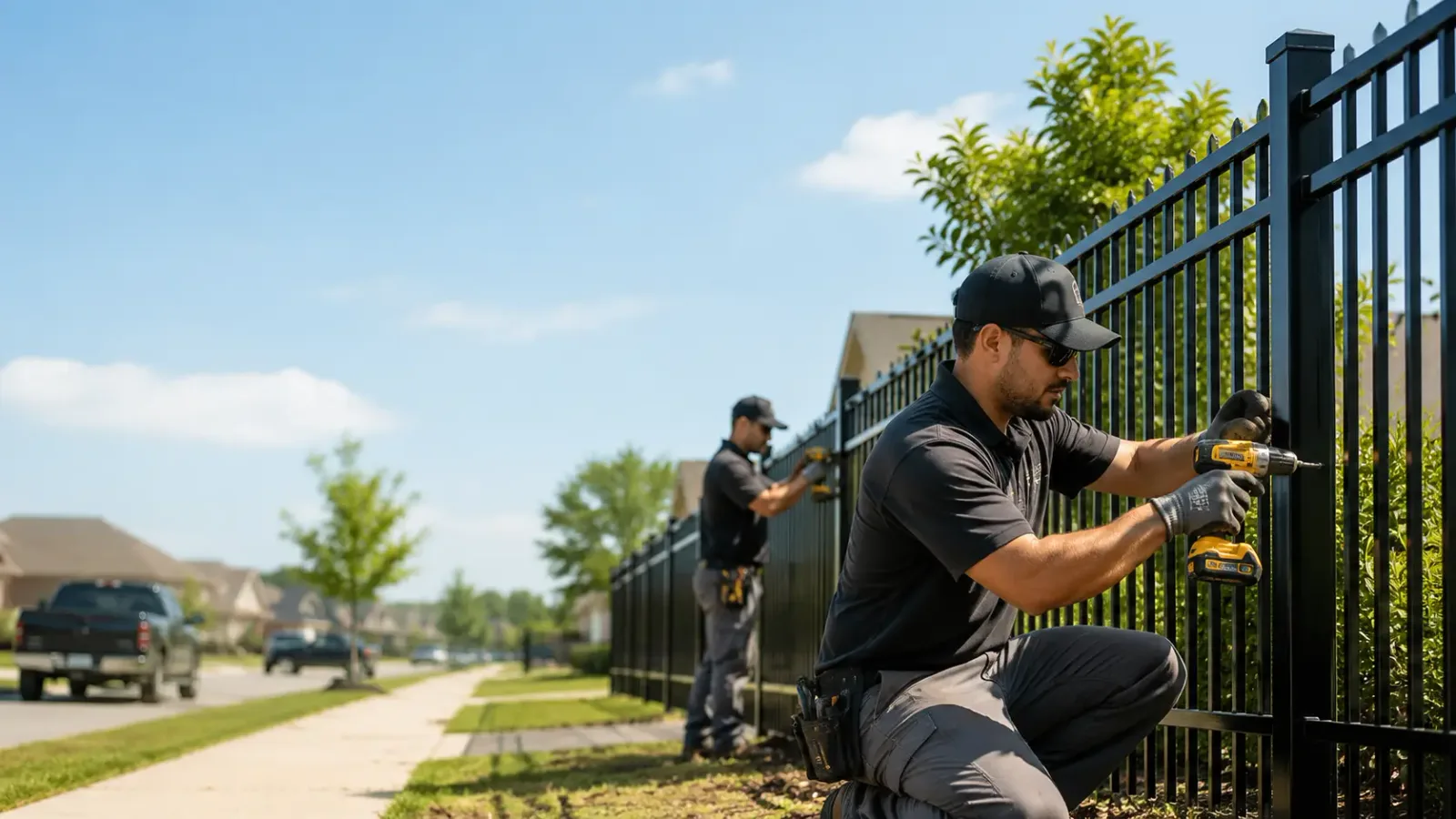 Metal Fence Installation in Bellflower, IL